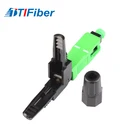Factory price FTTH network SC APC fast connector for drop cable install