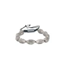 2019 fashion black stone die casting Buddha head adjustable Woven bracelet