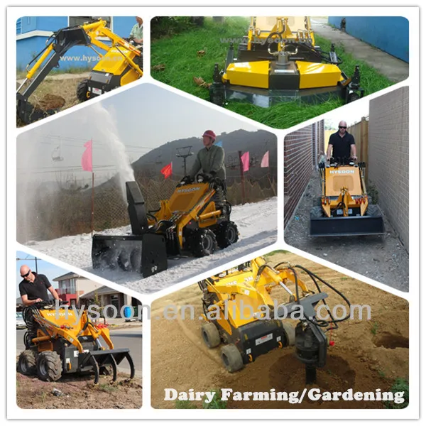 aplication of mini skid steer loader 