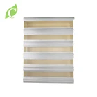 New arrival fashion style vertical blackout manual zebra blinds for windows