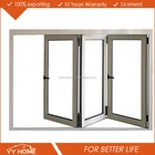 American Standard double tempered glass bi fold accordion/folding window