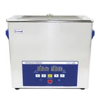 6L 180w stainless steel ultrasonic cleaner with LED window show for glass, PCB and jewelry