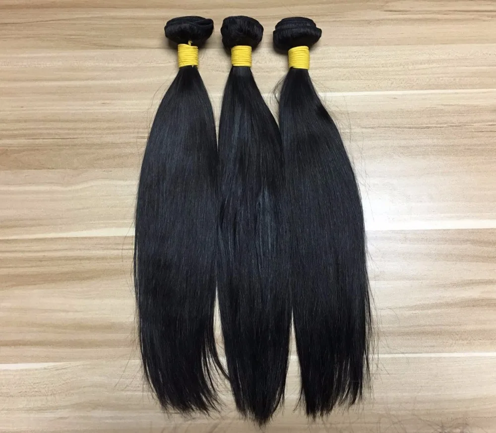 Nusface Top Seller Brazilian Virgin Hair Straight Human Weave Hair