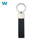 Custom engraved logo leather keychain, keychain leather keyring with logo, car leather keychain engravable