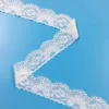 OEM white scalloped lace trim for lingerie