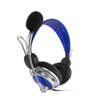 School Teaching Meeting USB Braided Wire Headset With Microphone For Computer