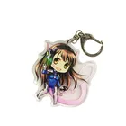 Manufacturer Make Your Own Logo Key Chain Custom Keychain Key Ring for Souvenir in Acrylic Rubber Zinc Aluminum Metal Material