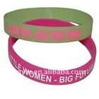 Color silicone wristband rubber band bracelet