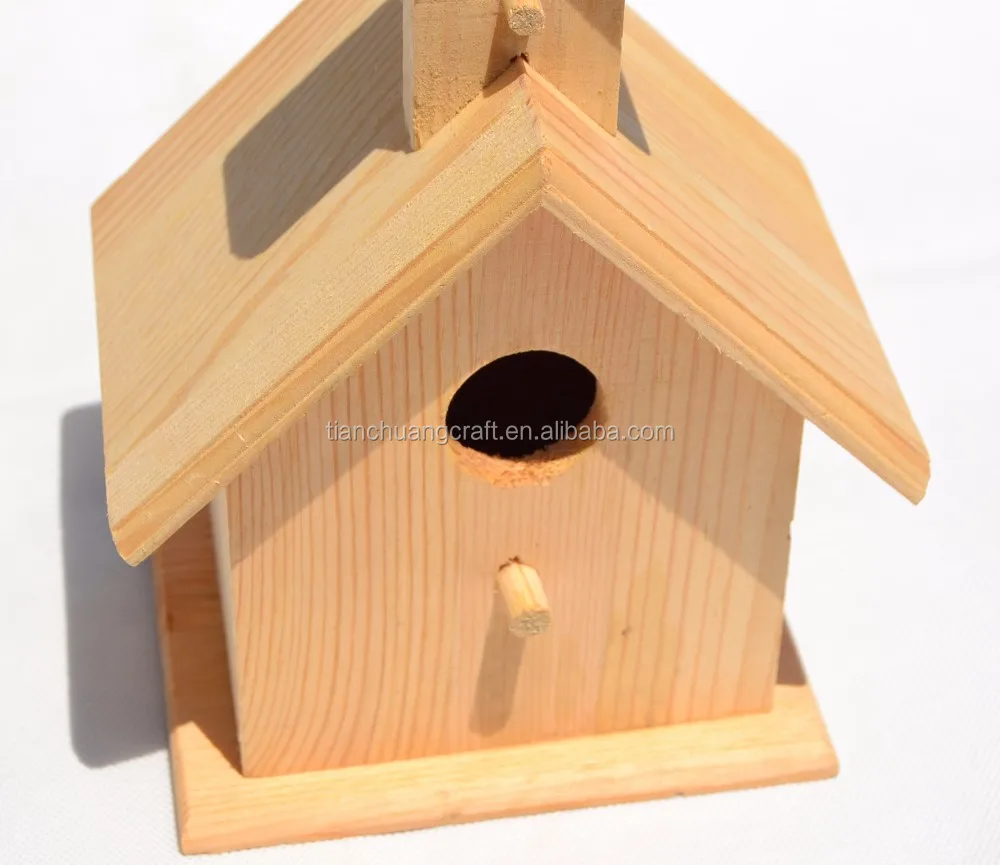 source moistureproof bird's nest outdoor wood bird's