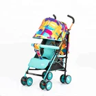 colorful hot high quality pu wheels portable baby stroller