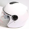2019 Double visors white unique ABS Material open/half face motorcycle helmet