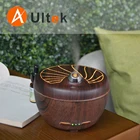 Humidifier Wood Grain 200ml Aroma Essential Oil Diffuser Negative Ion Generator,3 Timer Settings