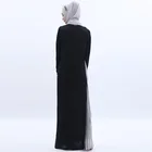 Popular beautiful muslim girls dress muslim dress islamic clothing fashion long sleeve long dress abaya