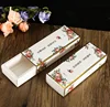 White card slide flower tea packaging box