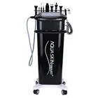 10 in 1 ultrasonic rf microcurrent face lift device infusion exfoliation skin firming beauty equipment