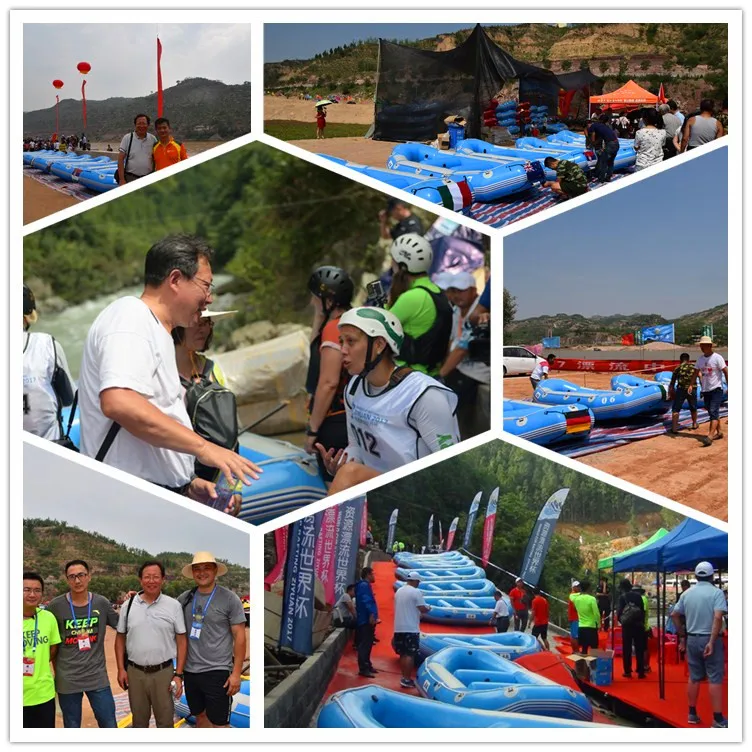 China durable whitewater river rafting boat price