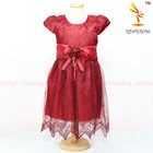Baby girl dance dress wholesale performance wear red dress