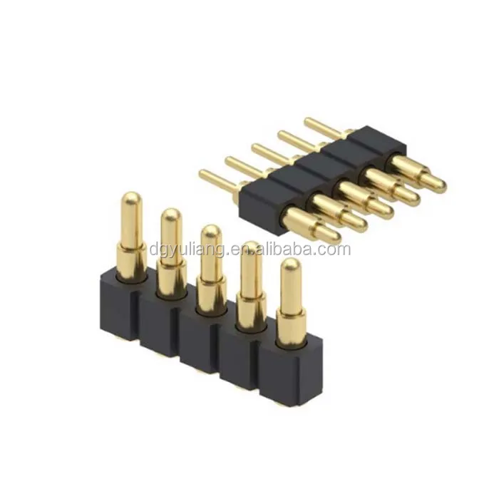 Pin Straight Angle Mm Spring Loaded Pogo Pin Connector Buy