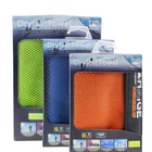 Super absorbent microfiber gym yoga sport towels with mesh bag