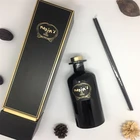 2018 top quality glass aroma reed diffuser with 5% fragrance
