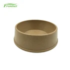 Biodegradable bamboo fiber small animals puppy pet salad water bowl