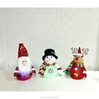 Production of custom Aurora borealis 6-14 "3d lighting rattan Santa Claus snowman penguin deer Christmas decorate