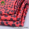 Mulinsen Textile Soft Feeling Black Dots Printed Polyester Charmeuse Satin Fabric