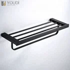 Stainless steel extension folding bath bar holder freestanding hotel bathroom towel rack