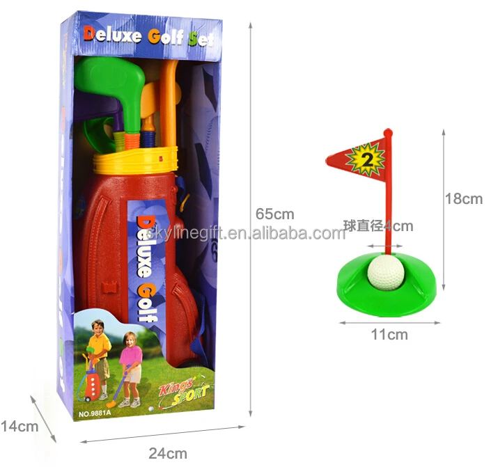 plastic mini golf set