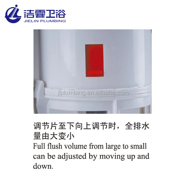 High quality toilet accessory silent flush cistern toilet mechanism