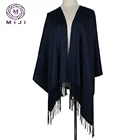 Muslim 100% viscose black soft lady pashmina