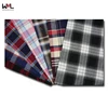 More design type plaid woven twill cotton flannel fabric in casual shirt