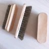 horse hair leather shoe wax shine brush, premium wooden soft shoe clean brush, shoe polish brushes