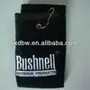 100% Cotton Customized Logo Embroidered Black GYM Towel Golf Towel