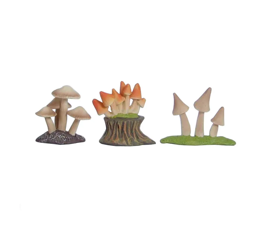 Handmade Making custom artificial mushroom models garden plant resin craft