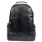 Men Vintage Backpack Multi-functional Leather Backpack Men