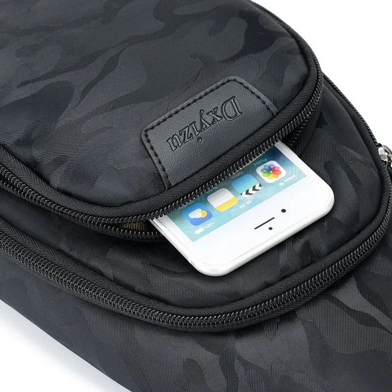 Anti Theft Backpack Men USB Rechargeable Polyester Chest Bag Casual Boy Single Shoulder Teenager Bags Sac A Dos Homme BP0207 (10)