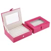 Exclusive for jewelry stores fancy leather jewellery ring box