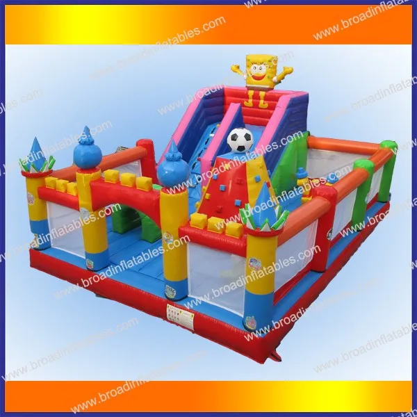 spongebob inflatable slide (1)