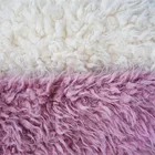 two color custom design pattern 100% polyester french terry plaid fleece plush toy fabric