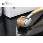 oxygen skin care system disk needle therapy gold 192 needle derma roller face massage metal