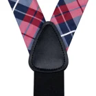 Leather Suspenders Wholesale Clips Elastic Braces Custom Leather Men Suspenders And Bow Tie Set