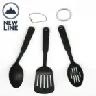 3-Piece Nylon Kitchen Utensil Cooking Tools Ring Set Nonstick High Temperature Resistance Camping Outdoor Equipment