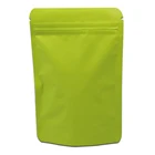 for dried stand up food packaging bag brands with top plain color aluminum foil laminated zipper pouch