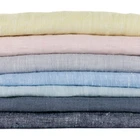 washer linen fabric for shirt,flax linen fabric,100% pure linen fabric