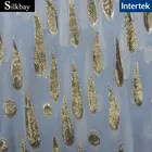 9mm silk metallic chiffon fabric lurex fabric