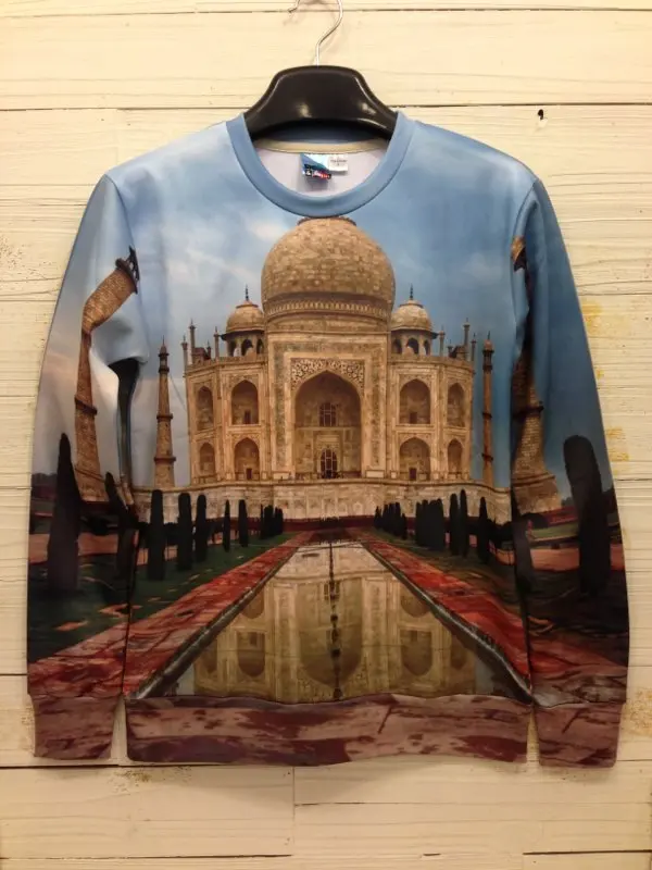 3D digital print fashion men's sweatshirts