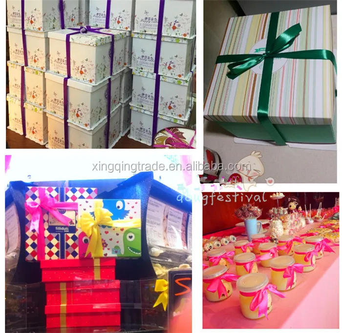 ribbons  usage: gift packaging ribbon, make hair bows, decorate