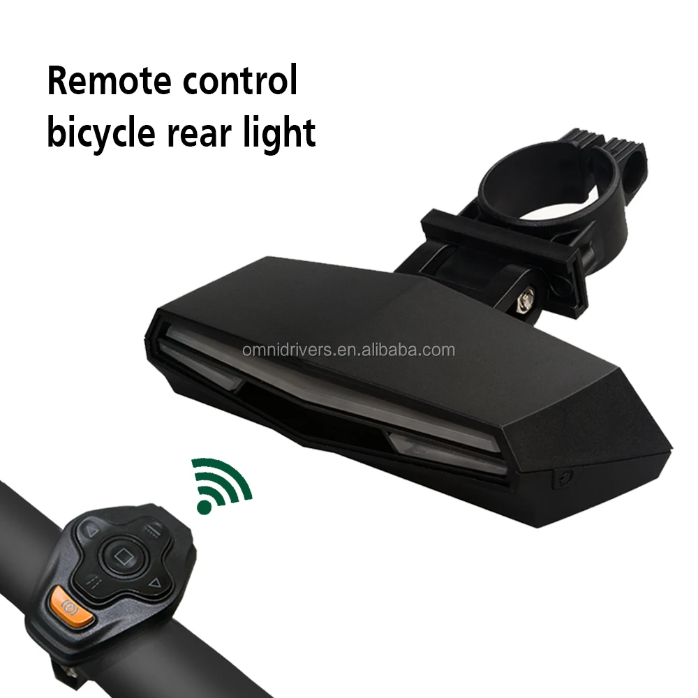 CE genehmigt USB wiederaufladbare wasserdichte drehen blinker bremslicht fahrrad rücklicht