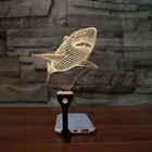 3D illusion USB lamp acrylic mini night light lamp for custom gift